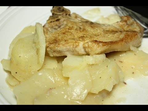 Grandma's Pork Chops with Scalloped Potatoes