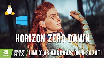 Horizon Zero Dawn - Linux Gameplay vs Windows on a 3070Ti