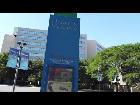Walking tour around The Plaza at Harmon Meadow Secaucus New Jersey United States