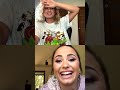 Demi Lovato on Instagram Live with Tori Kelly - May 5, 2020