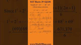 SAT Shorts 29 #shorts #math #algebra #arithmetic #counting #mathproblems #education