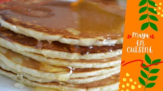 Recette de pancakes très moelleux facile et rapide/بان كيك سهل و اقتصادي ببيضة واحدة و ناجح %100