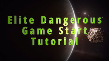 How to Start Playing (first mission) in Elite Dangerous the fast, quick and easy way tutorial