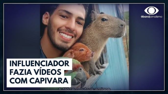 Capivara Filó é devolvida ao influenciador Agenor Tupinambá; veja