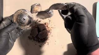 Scrapping a Whiting Weighted Sterling Silver Candlestick