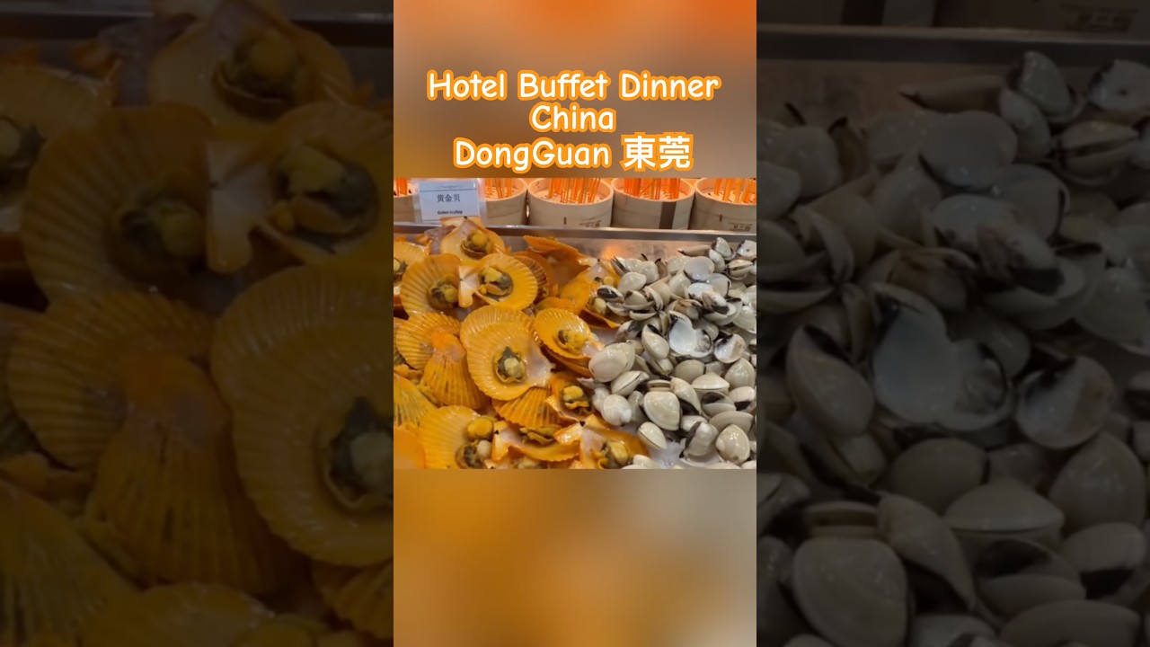 Hotel Buffet Dinner 東莞 China DongGuan @Pianoguitartravel