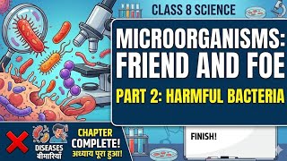 Class 8 Science Chapter 2 | Microorganisms: Friend and Foe | Part 2: Harmful Bacteria . 