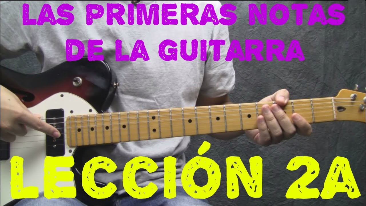 Cómo aprenderse las notas en los primeros 7 trastes