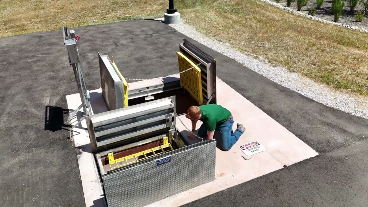 BILCO Fall Protection Grating for Safe Underground Access