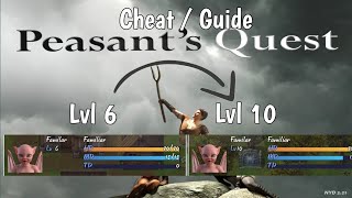 Level Up Familiar to Level 10 Easily | Peasant's Quest | Android | Familiar Level Up Cheat |