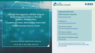 Vertical Electrostatic MEMS Aligner with Integrated Silicon Nitride Optical Waveguides