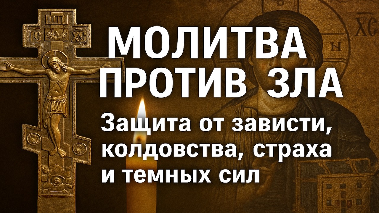 МОЛИТВА ПРОТИВ ЗЛА 🙏 Защита от зависти, колдовства, страха и темных сил