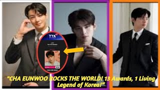 “CHA EUNWOO MAKES WORLD HISTORY!🔥 First Actor to Win 13 ‘Best Actor’ Awards at the TTA Awards!👑” “CHA EUNWOO MAKES WORLD HISTORY!🔥 First Actor to Win 13 ‘Best Actor’ Awards at the TTA Awards!👑”