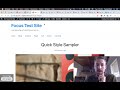 Overview of Modular Content for Focus (and Thesis)