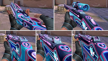 S25ACT6 New Battlepass New Skin "HEARTSEEKER" in Game showcase【 VALORANT 】