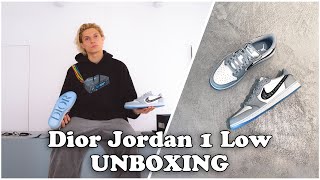 Air Dior Jordan 1 Low Unboxing | Syrup