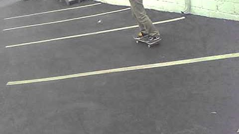 horrible nollie flip off dock