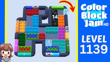 Color Block Jam Level 1139 Solution Walkthrough