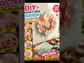 DIY Paper Flower Mirror Decoration 🌸 | Easy Chart Paper Wall Decor | Home Decoration Ideas #shorts
