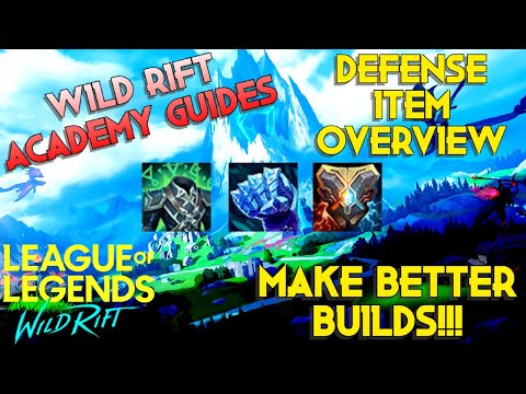 Wild Rift Academy Guides: Defense Item Breakdown - League of Legends Mobile @SunBros