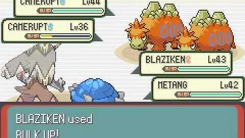 Double battle against Maxie and Tabitha (Pokemon Emerald)