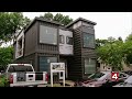 How shipping containers become new homes in Detroit