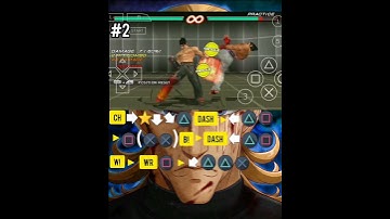 Tekken 6 - Jin Kazama Combo Tutorial | #tekken6 #shorts #subscribe #ppsspp