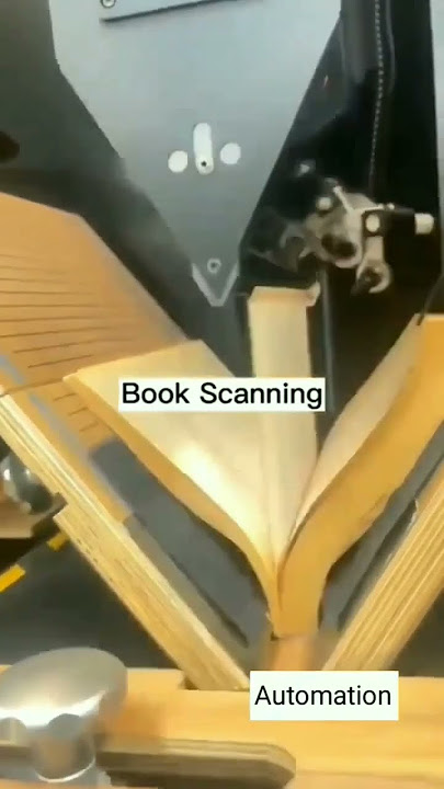 Automated book scanner. #ai #ml #thinkwithai #robot #robotics #robots #scanner