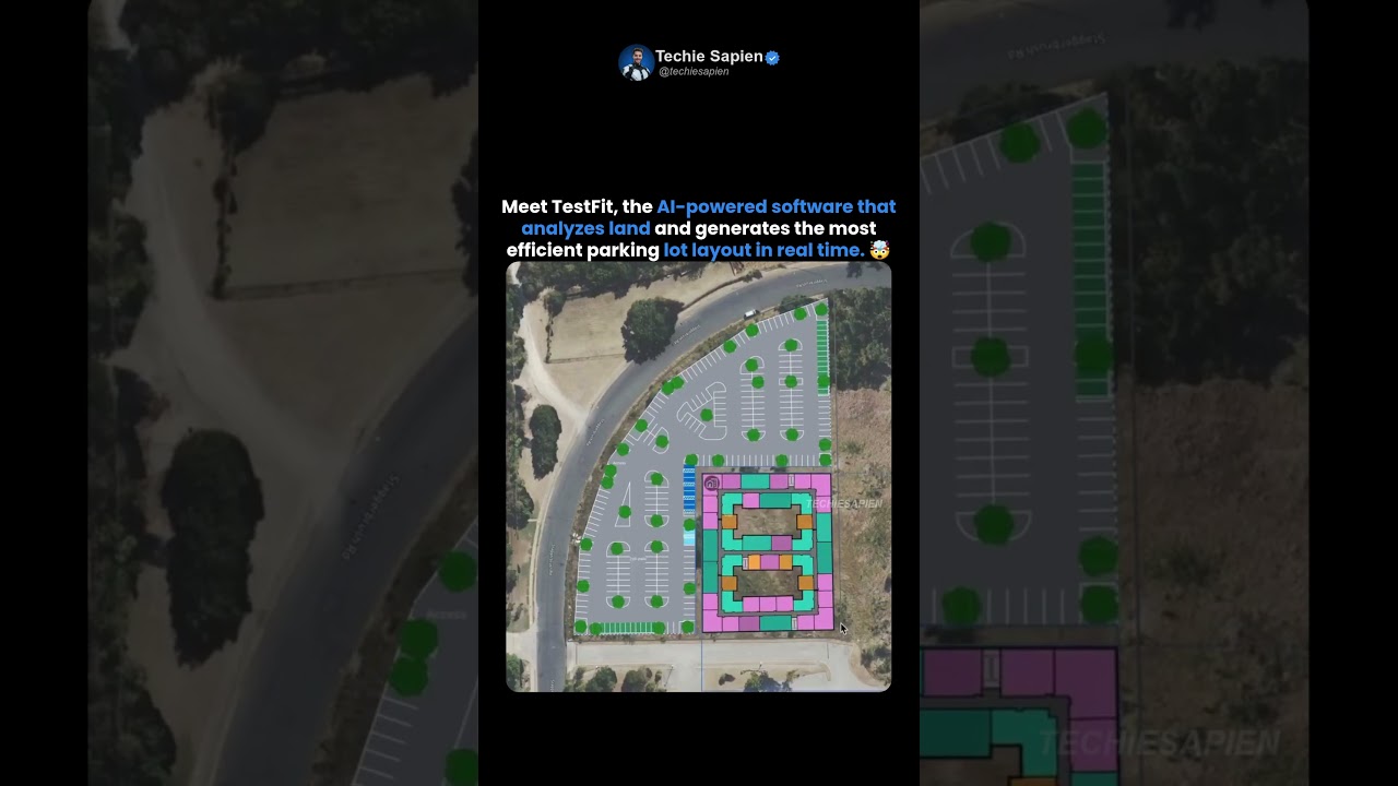 TestFit AI Parking Solver Instantly Designs the Perfect Parking Lot Layout