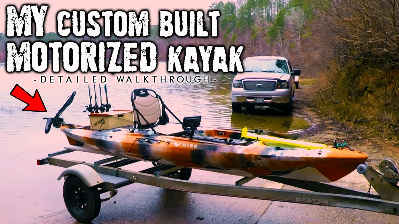 Custom built Motorized Kayak, 2019