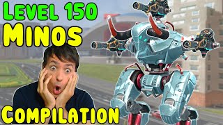 Level 150 MINOS Battle Montage Max Titan Power! War Robots Gameplay WR