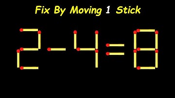 IQ Test: Move One Matchstick to Make the Equation Correct!