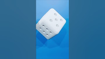 Model a realistic dice in blender using Boolean modifier #3d #blender #animation #show