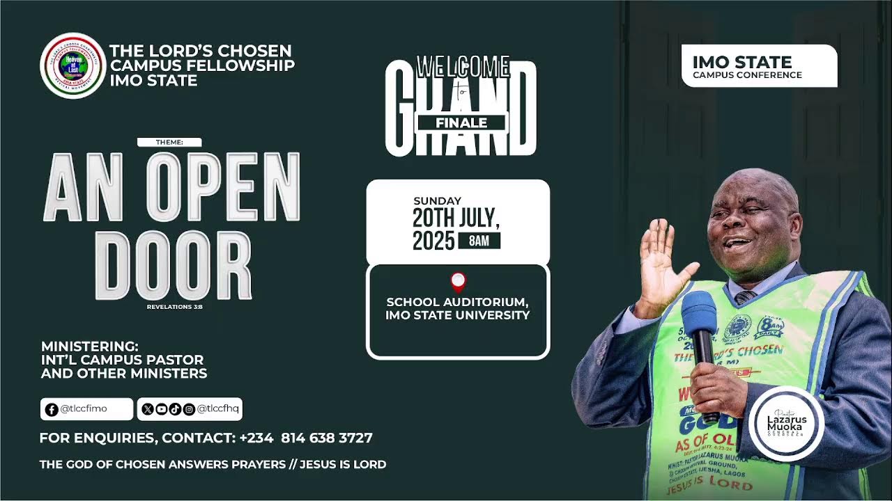 IMO STATE CAMPUS CONFERENCE 2025 II OPEN DOOR II DAY THREE (GRAND FINALE)