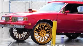 Superbowl Car Show Miami Florida 2020: Big Rims, Donks, Big Wheels