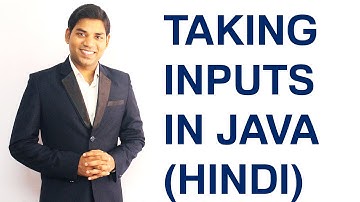 Getting Input from User in Java (HINDI)