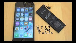 NEW iPHONE BATTERY V.S. OLD IPHONE BATTERY - SHOCKING COMPARISON!! #IPHONE 5S #IOS11