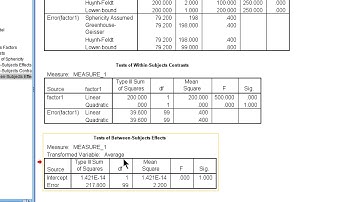 V8 13 - Testing the Within-Subjects Grand Mean is Zero in SPSS