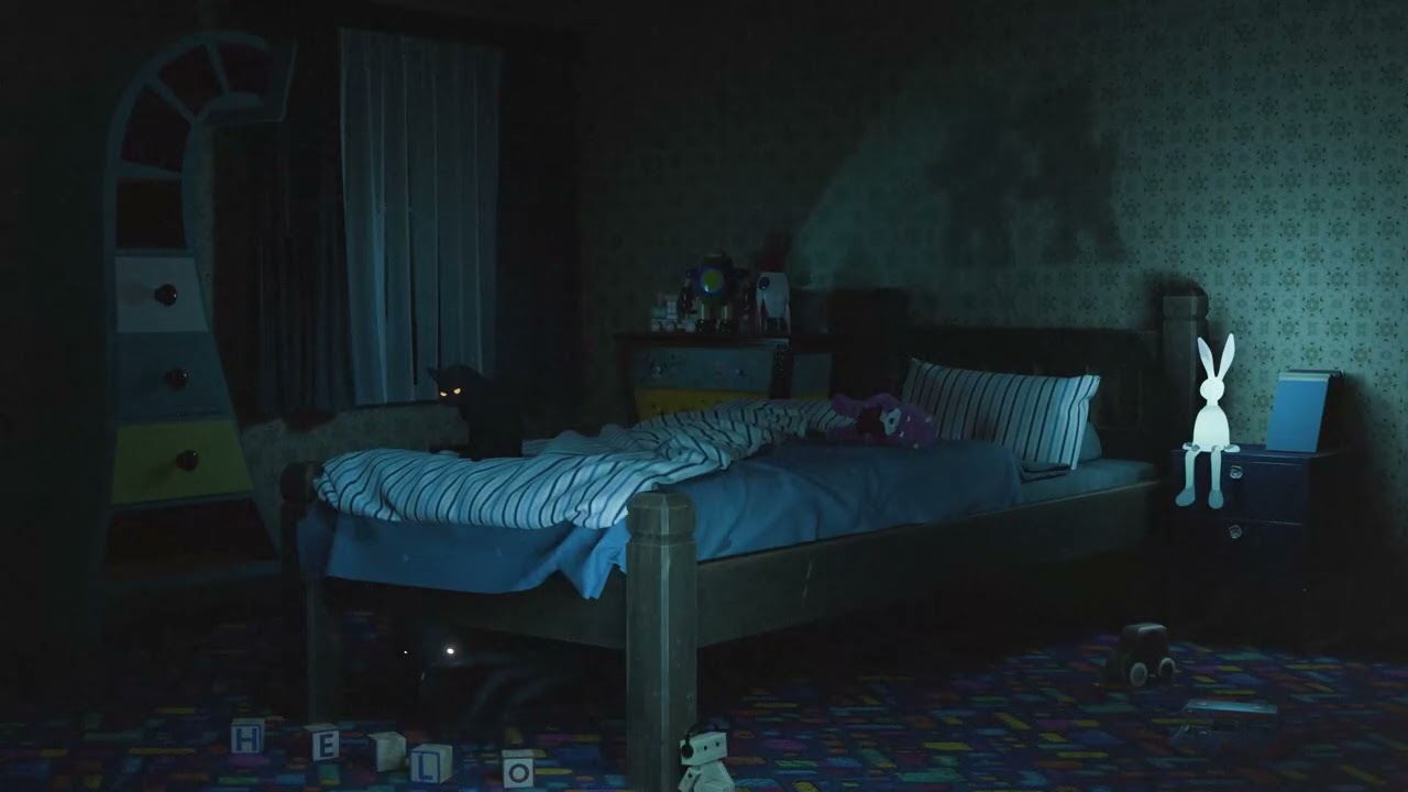 It's a rainy night... and there's something under the bed | ASMR Ambience