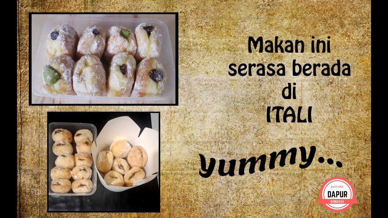 Cara Membuat Donat bomboloni, makanan khas Itali – Review