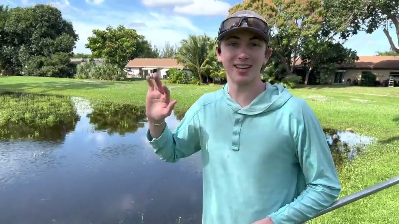 BASS FISHING PRODUCTIONS Saving Invasive Fish TRAPPED in HURRICANE FLOOD!!!