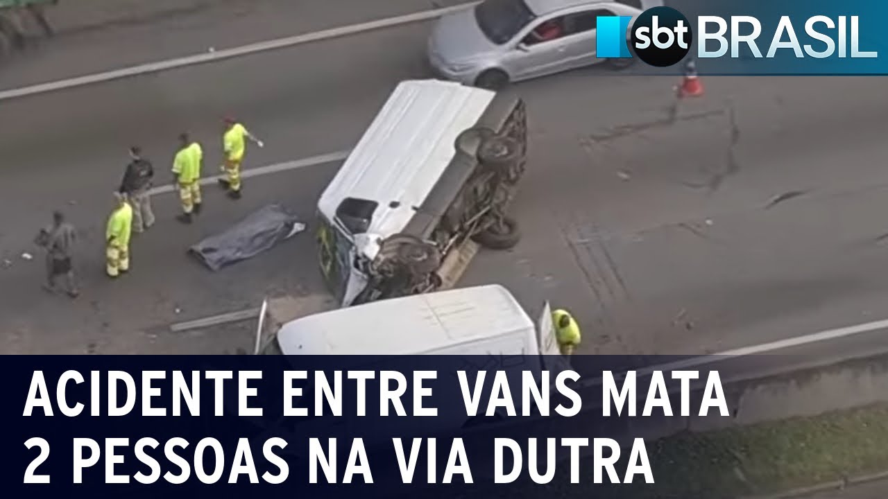 Duas pessoas morrem e oito ficam feridas em acidente na Via Dutra (SP) | SBT Brasil (26/11/22)