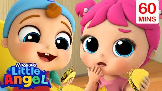 Baby John Learns Eating Habits with his Family! | Fun with Baby John! | Little Angel Nursery Rhymes