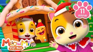 Ai đã ăn nhà bánh gừng | Nhạc thiếu nhi vui nhộn | MeowMi Gia đình những chú mèo