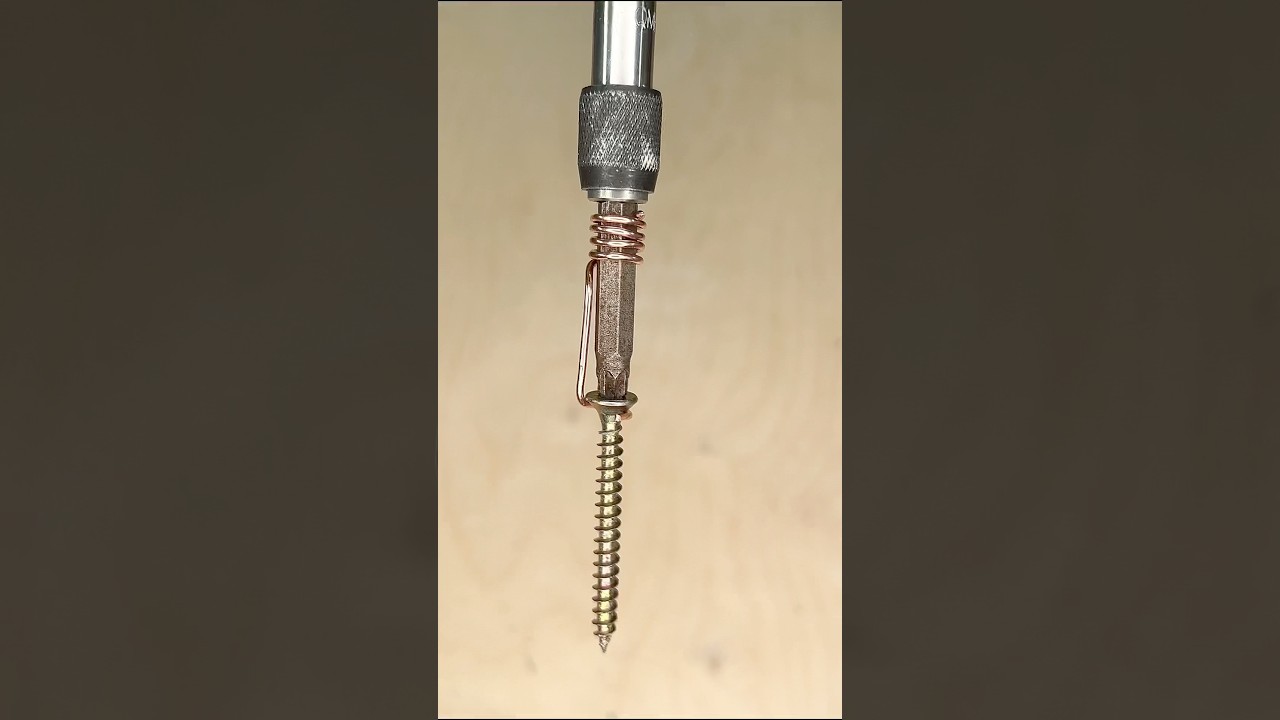 Запомни эту хитрость! Как зафиксировать саморез? 