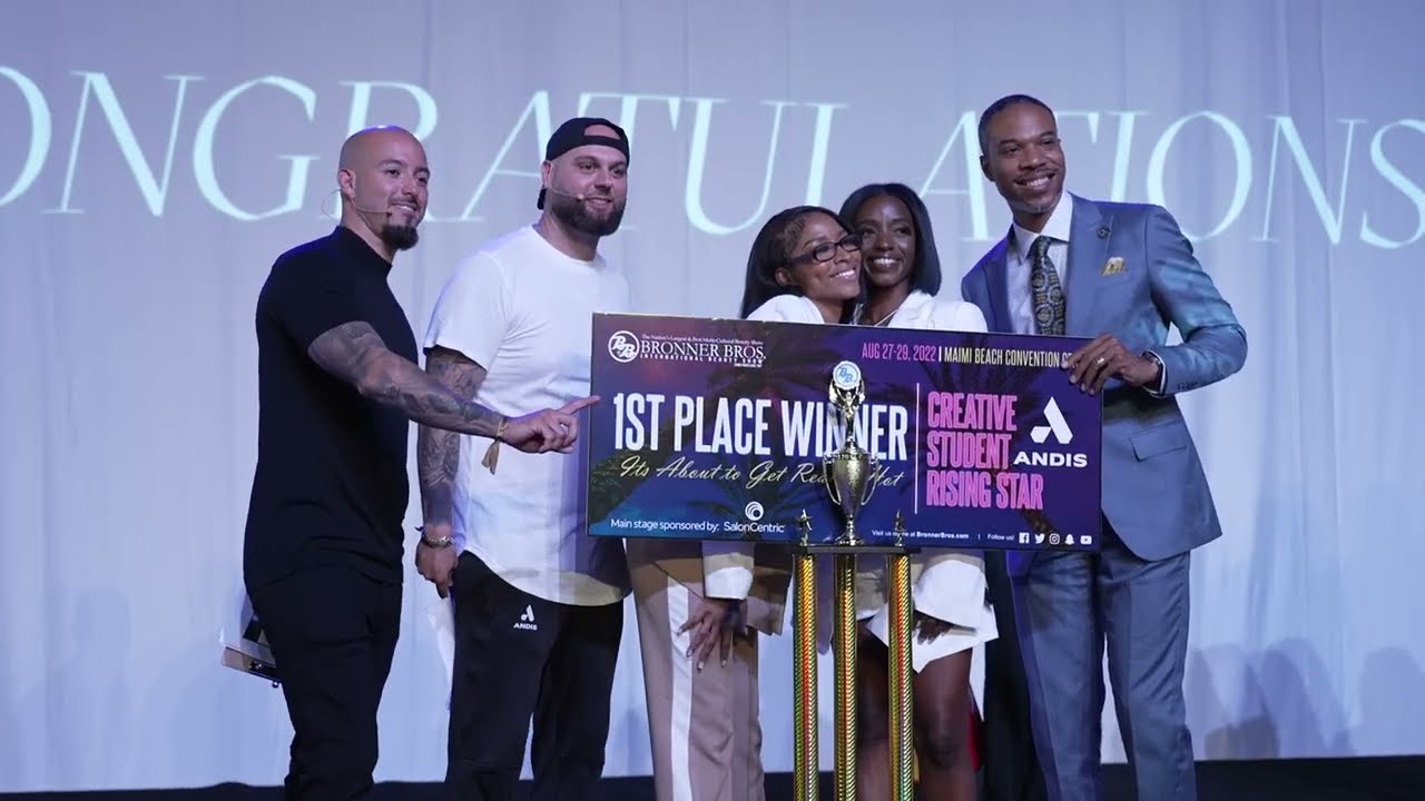 ⁣Bronner Bros. ANDIS STUDENT COMPETITION Miami 2022