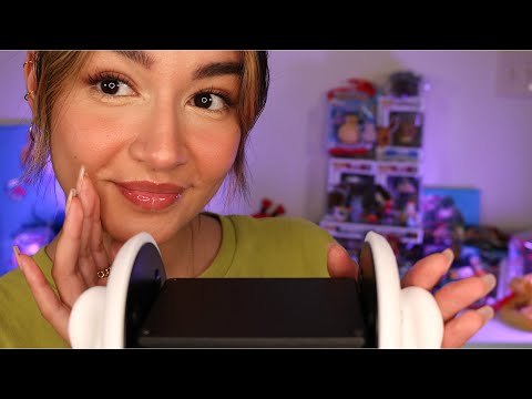 ASMR Inaudible Whispering & Ear Tapping ♡
