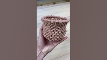 Cachepot macramê #macrame #diy #diymacrame #macrametutorial #viccimacrame #dicas