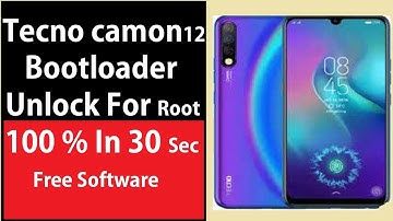 Tecno Camon 12 Android 11 BootLoader Lock  FREE IN  30 Second