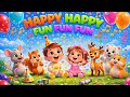 Dudi Dudi Dum Dum 🎶🌈 | Fun Kids Rhymes | Dance &amp; Learn Together